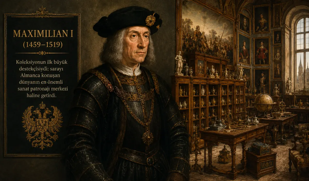 Maximilian I - koleksiyonun ilk büyük destekçisi