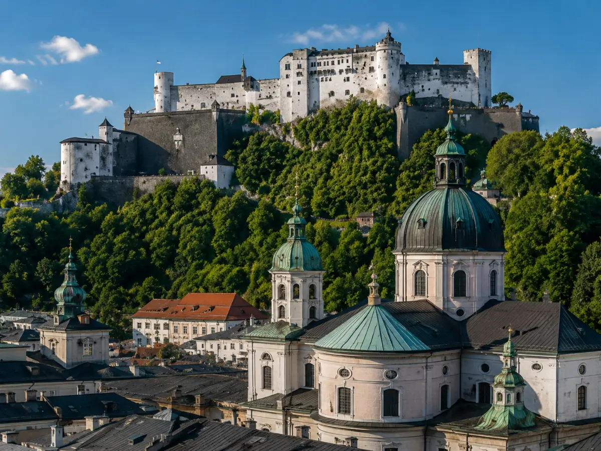 Salzburg Hohensalzburg Kalesi