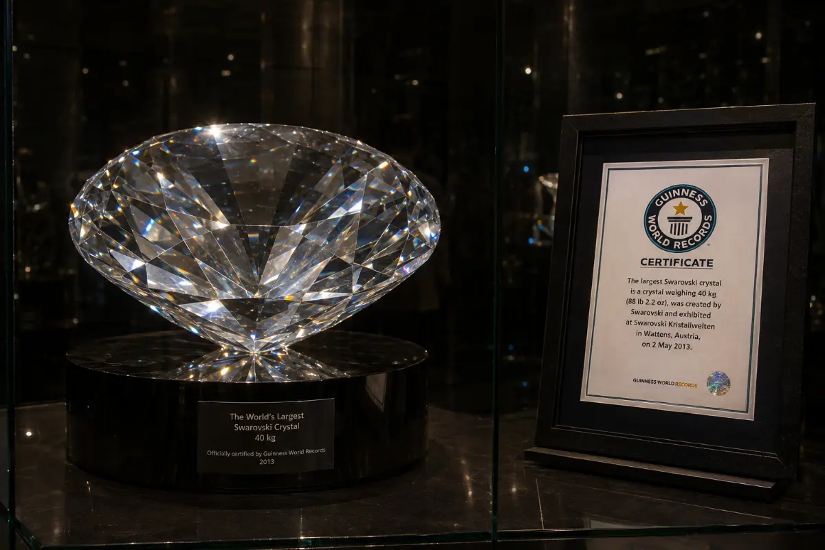 Dünyanın en büyük Swarovski kristali 40kg