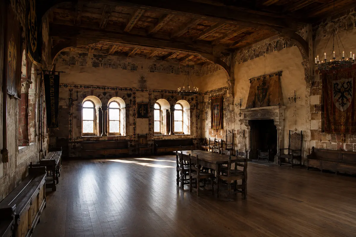 Wartburg Kalesi Festsaal Tören Salonu