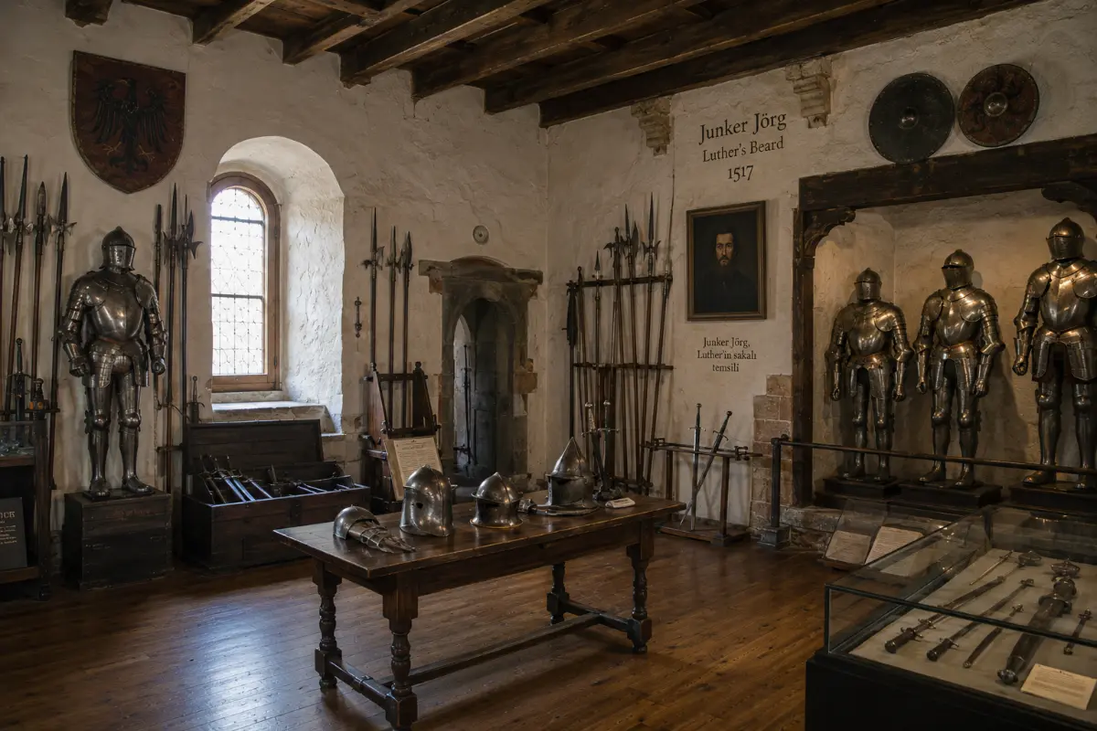 Wartburg Kalesi Rüstkammer Silah Odası